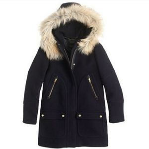 J.Crew Chateau Parka Black